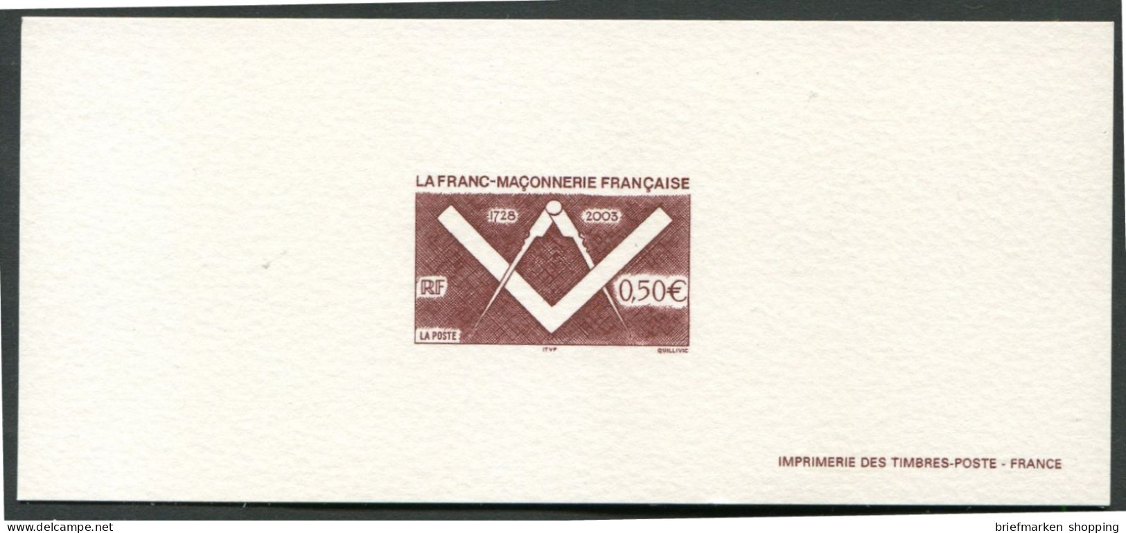 Frankreich 2003 - France 2003 - Francia 2003 - Epreuve Michel 3723 As Per Scan - Luxury Proofs