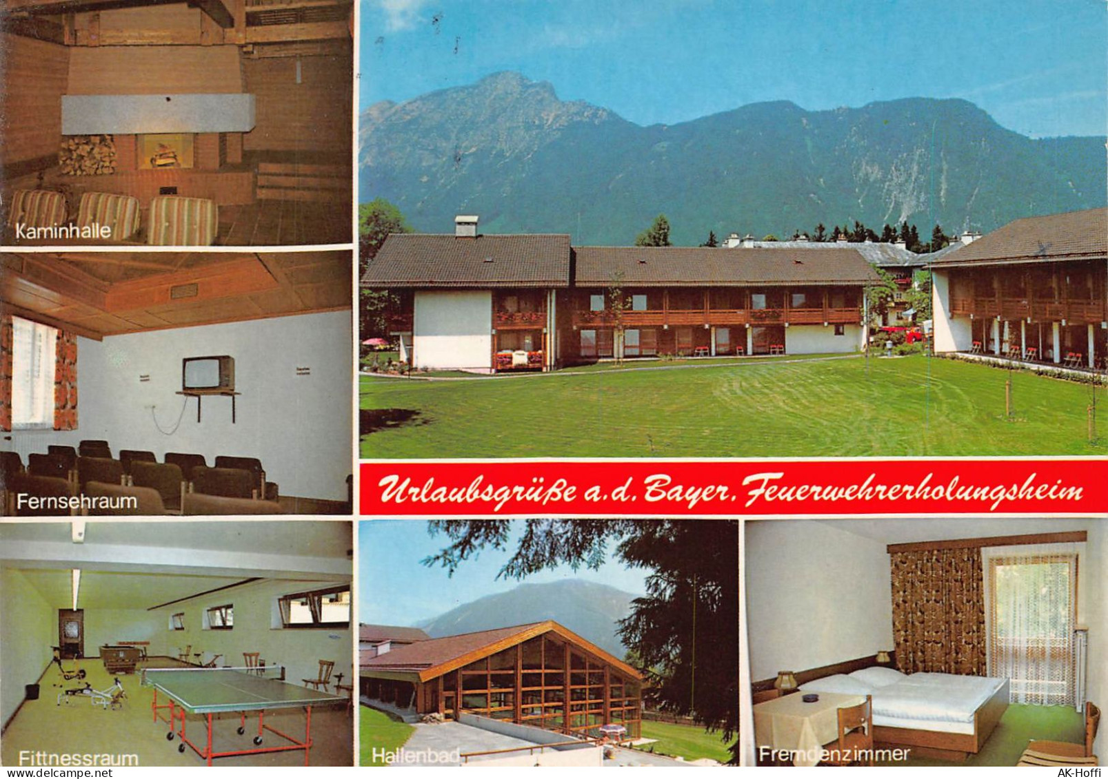 Bayerisch Gmain  - Bayer. Feuerwehrerholungsheim Gl.1987 - Berchtesgaden