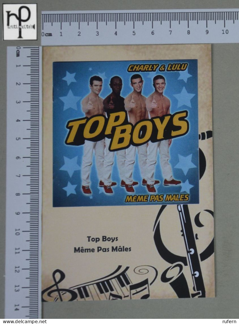 POSTCARD  - TOP BOYS - LPS COLLECTION - 2 SCANS  - (Nº58712) - Music And Musicians