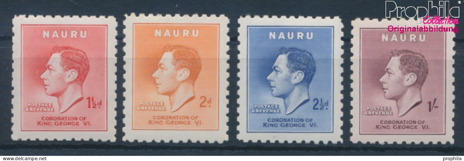 Nauru Postfrisch Krönung König Georg V. 1937 Krönung König Georg V.  (10364294 - Nauru