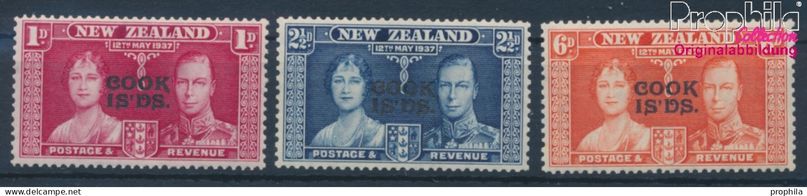 Cookinseln Postfrisch Krönung 1937 Krönung  (10364284 - Cookinseln