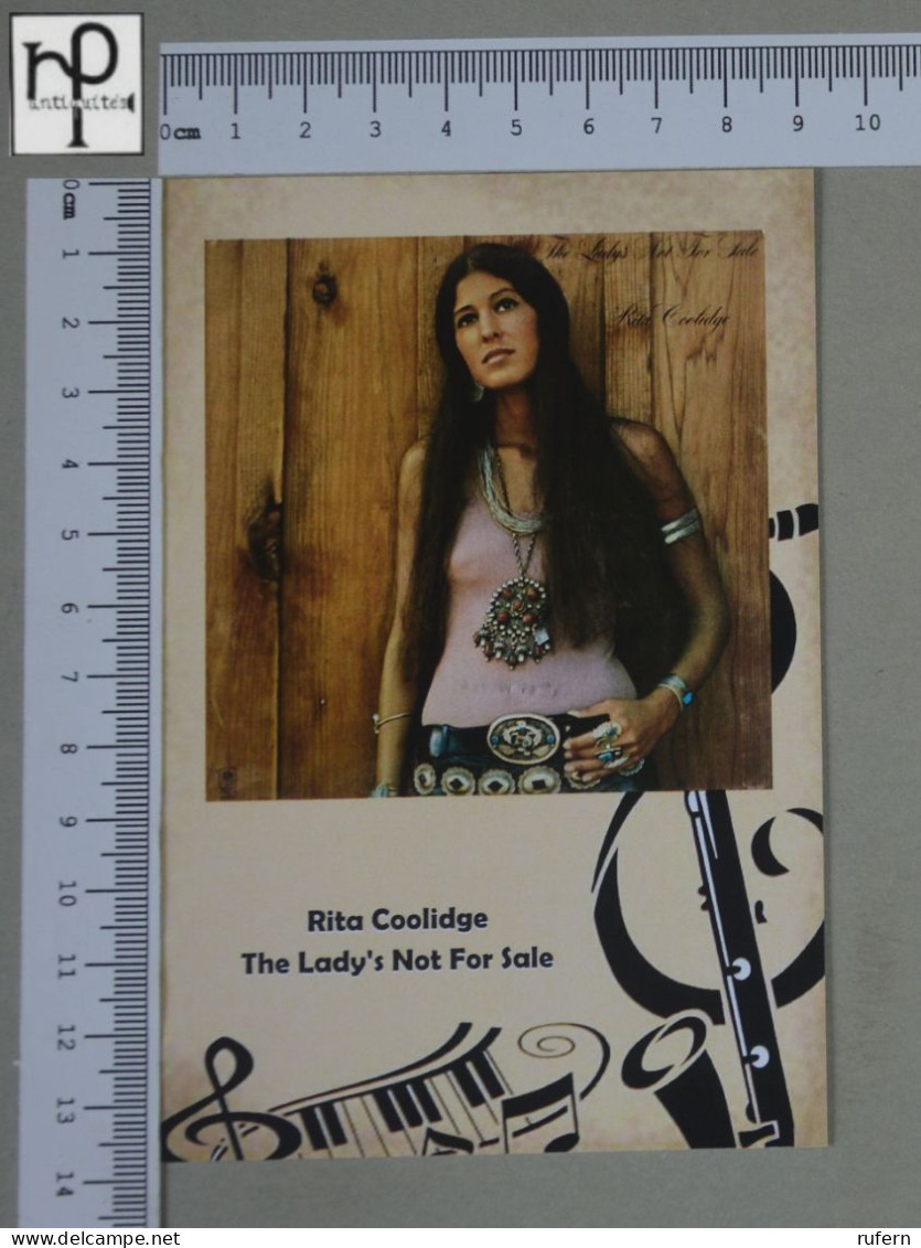 POSTCARD  - RITA COOLIDGE - LPS COLLECTION - 2 SCANS  - (Nº58713) - Music And Musicians