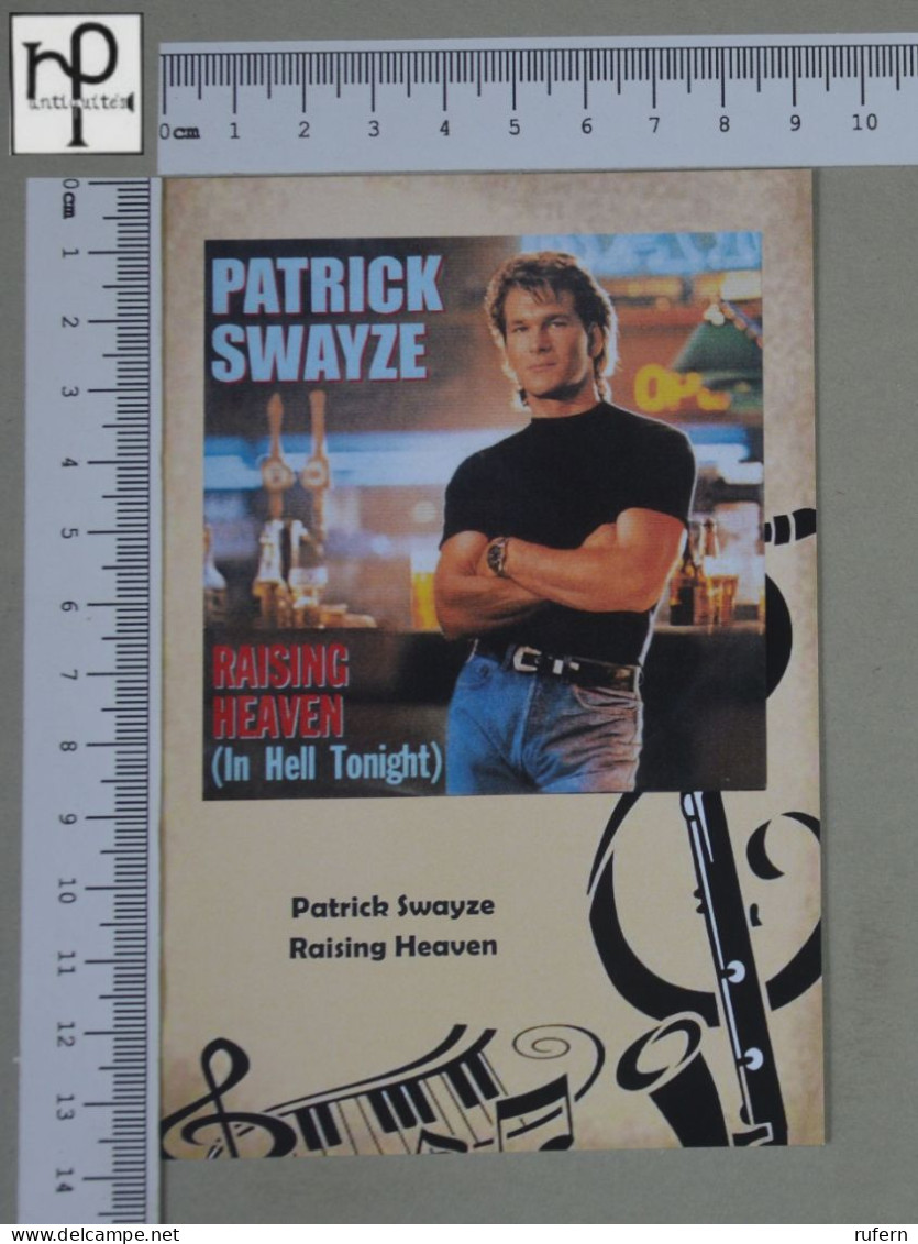 POSTCARD  - PATRICK SWAYZE - LPS COLLECTION - 2 SCANS  - (Nº58715) - Music And Musicians