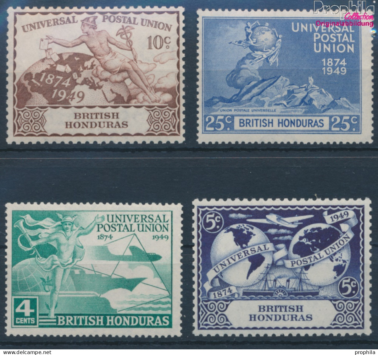 Belize 134-137 (kompl.Ausg.) Postfrisch 1949 75 Jahre UPU (10364248 - Belize (1973-...)