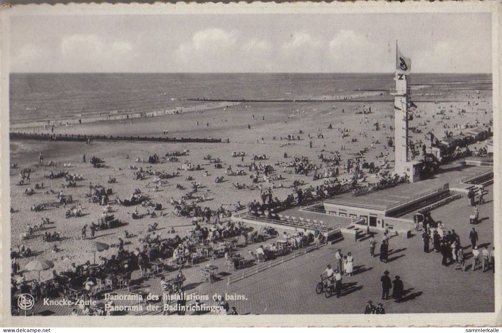 32466 - Belgien - Knokke - Knocke-ZoutePanorama Der Badinrichtingen - Ca. 1950 - Knokke