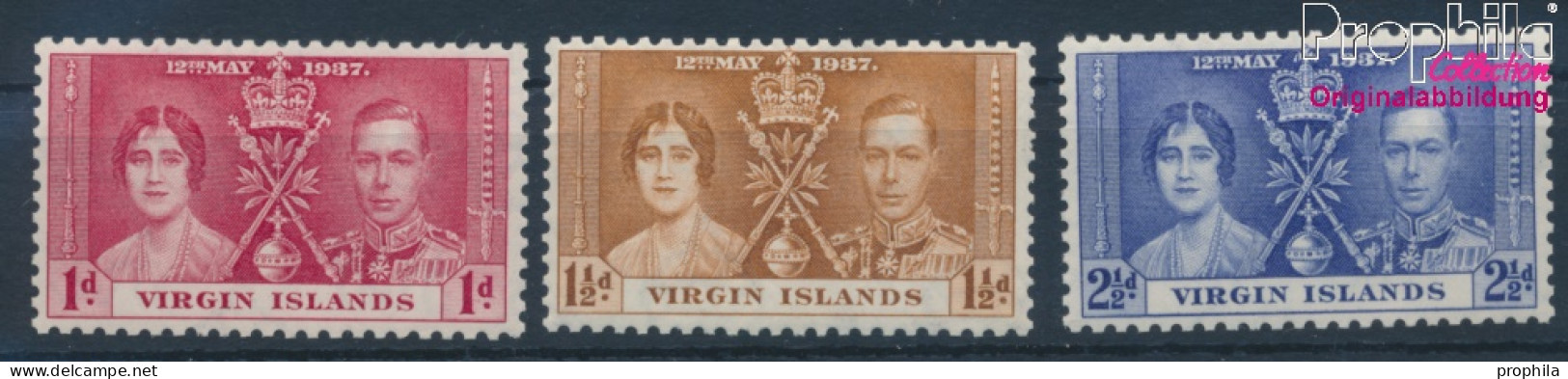 Jungferninseln Postfrisch Krönung 1937 Krönung  (10364243 - British Virgin Islands