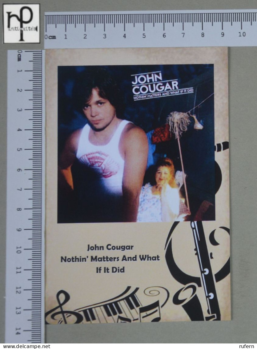 POSTCARD  - JOHN COUGAR - LPS COLLECTION - 2 SCANS  - (Nº58716) - Music And Musicians