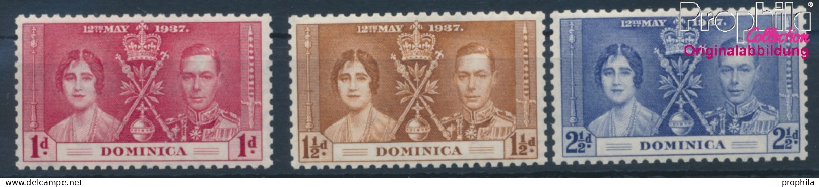 Dominica Postfrisch Krönung 1937 Krönung  (10364235 - Dominica (...-1978)