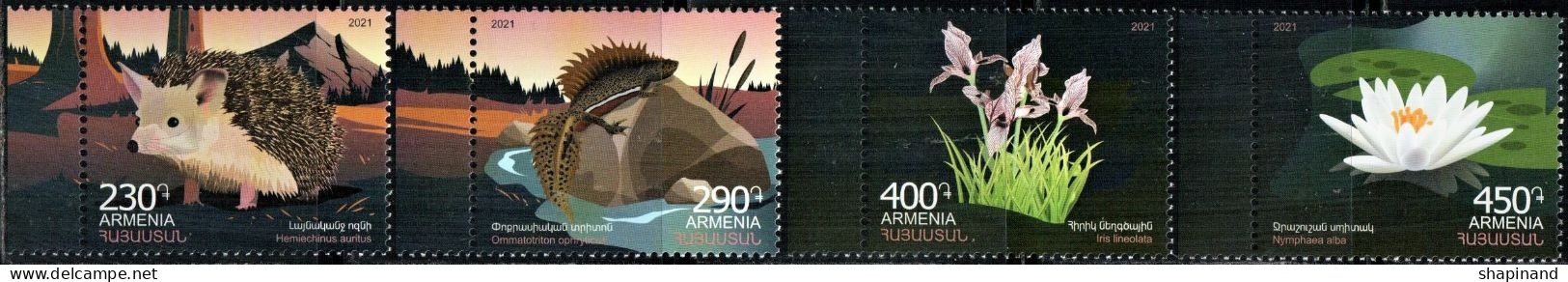 Armenia 2021 "Flora And Fauna. Flora And Fauna Of Armenia" 4v Quality:100% - Armenien