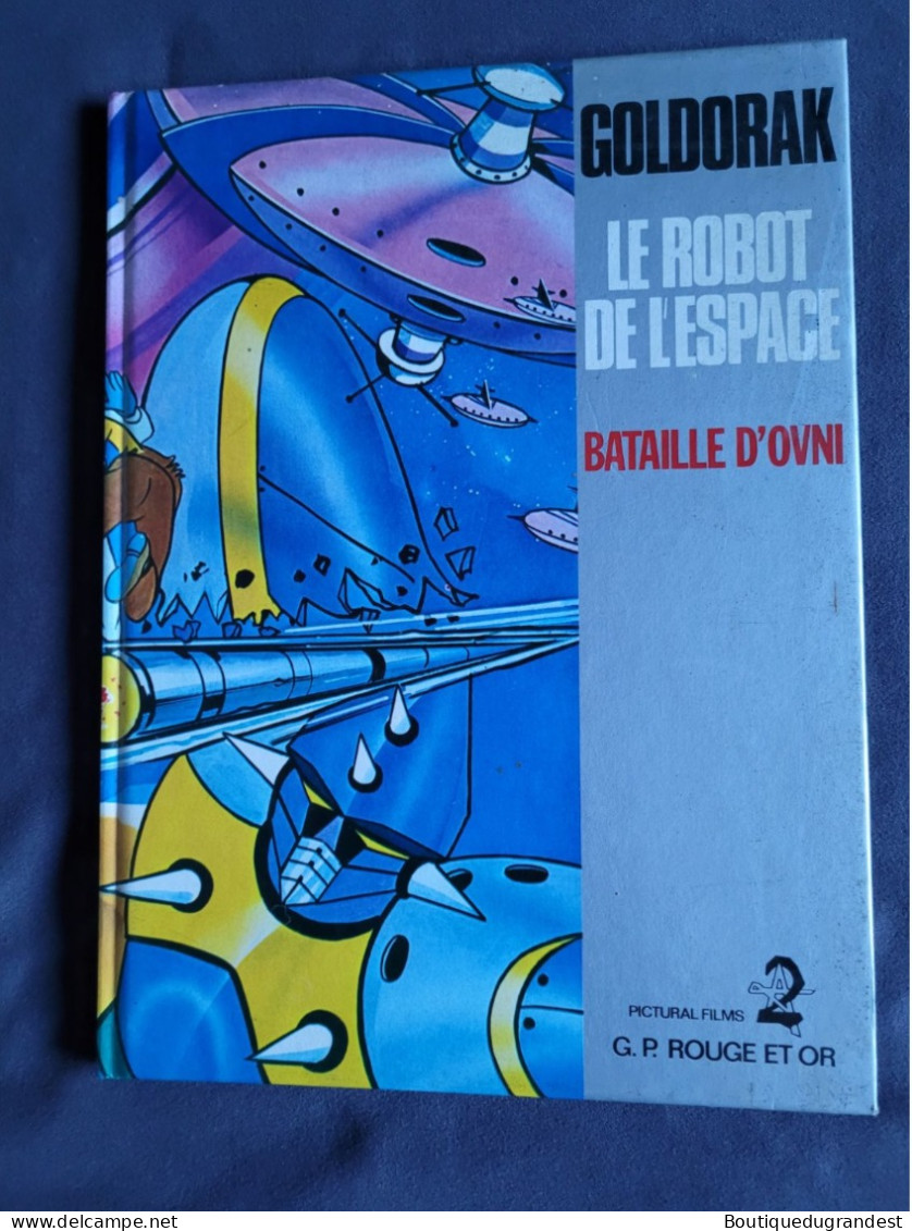 Livre Goldorak Le Robot De L Espace - Bibliotheque Rouge Et Or