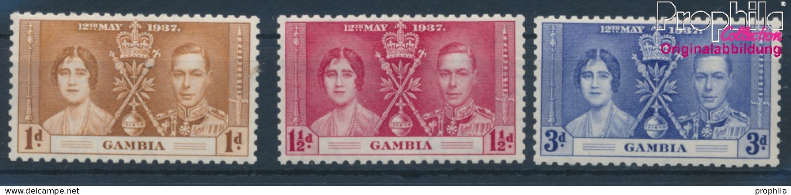 Gambia Postfrisch Krönung 1937 Krönung  (10364225 - Gambia (...-1964)