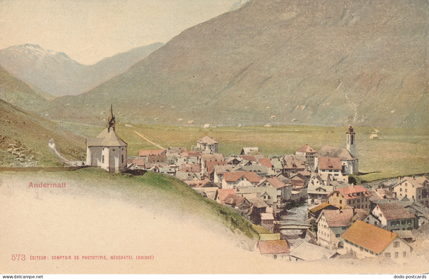 PC41343 Andermatt. Phototypie. No 573. B. Hopkins - Monde