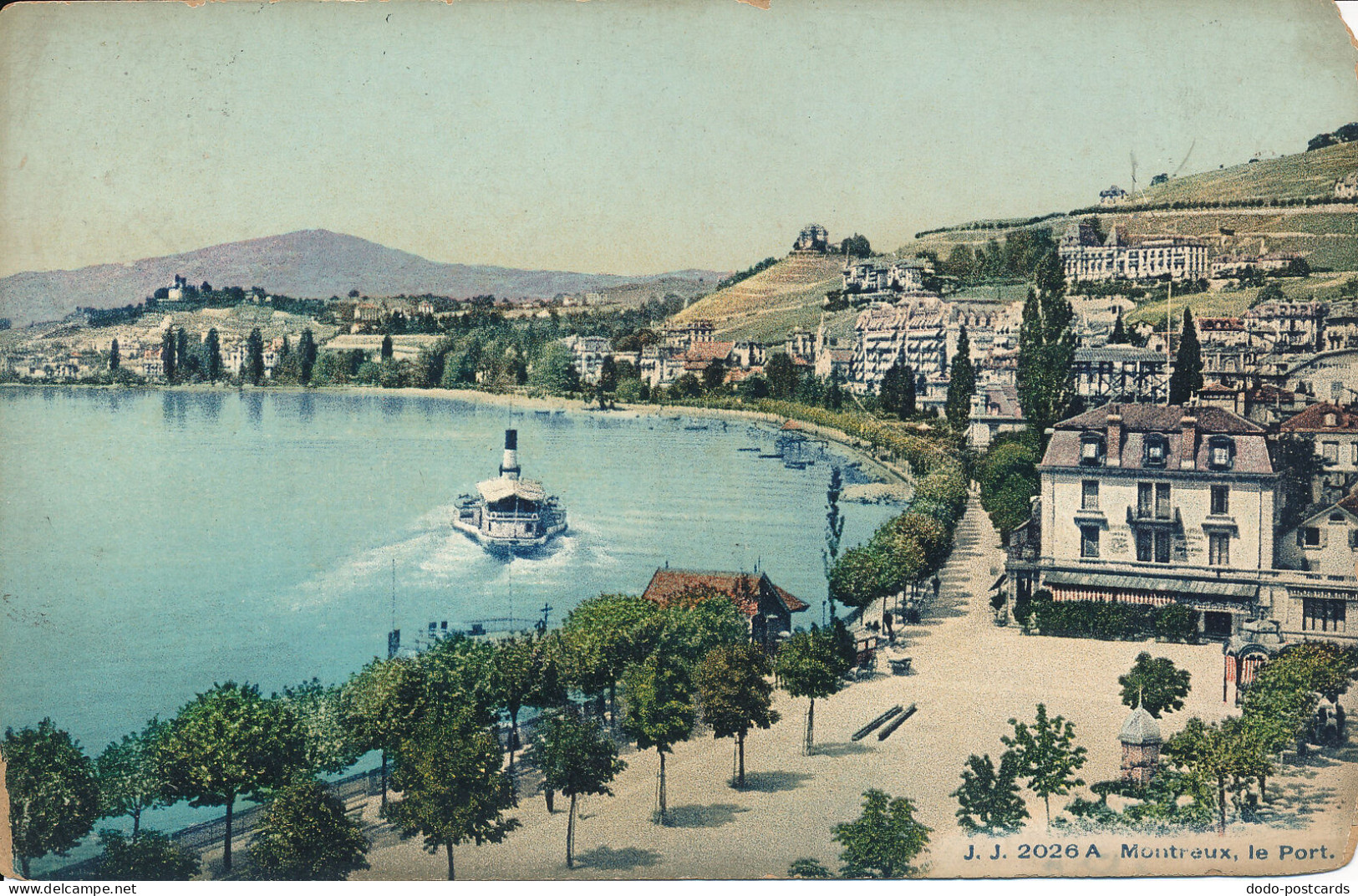 PC41333 A Montreux. Le Port. 1910. B. Hopkins - Monde