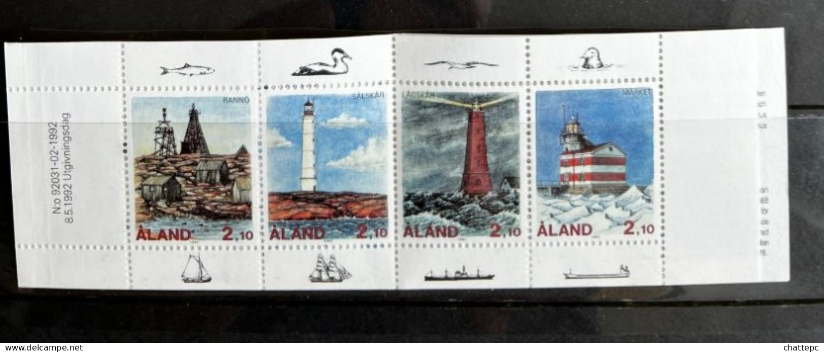 Åland Booklet - Lighthouses 1992 - Unmounted Mint - Ålandinseln