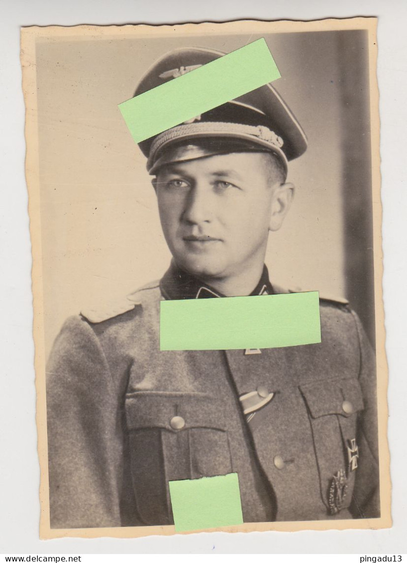 Fixe WW2 Officier TOTENKOPF Otto BAUM - 1939-45
