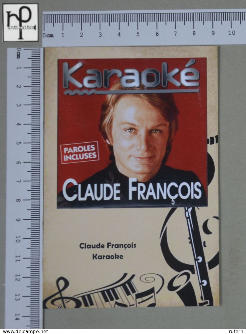 POSTCARD  - CLAUDE FRANÇOIS - LPS COLLECTION - 2 SCANS  - (Nº58720) - Music And Musicians