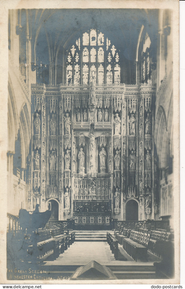 PC41867 The Great Screen. Winchester Cathedral. 1905. B. Hopkins - Monde