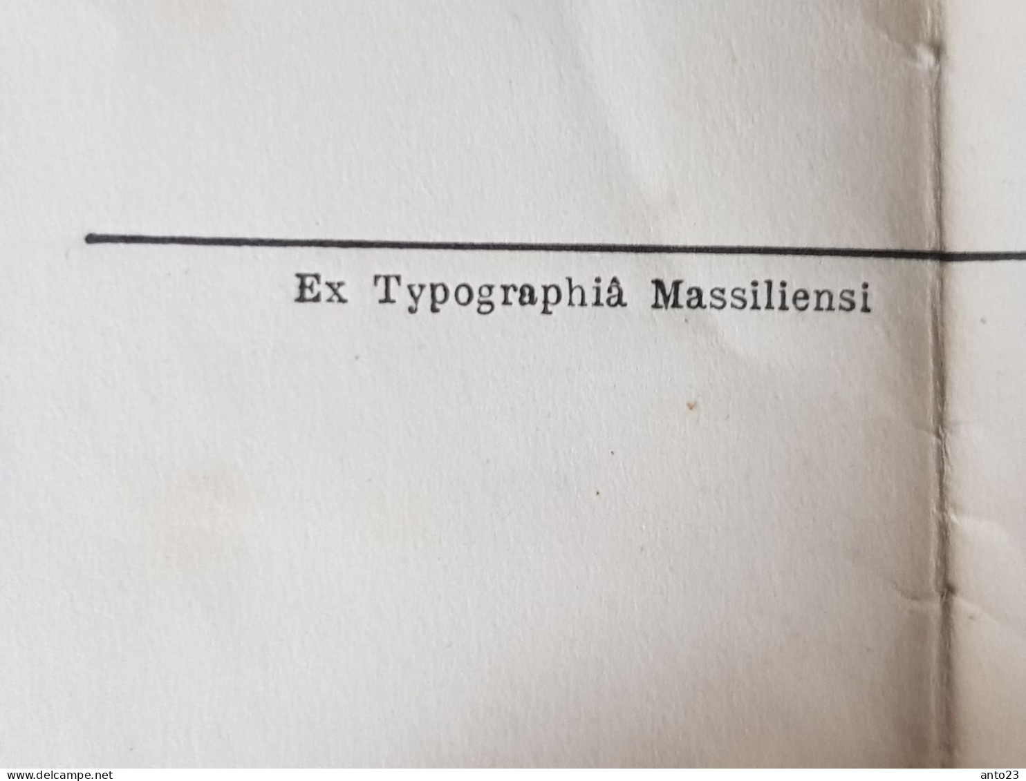 document établit par la paroisse bon pasteur a Marseille pour le batêmes d un enfant réalisé en 1899