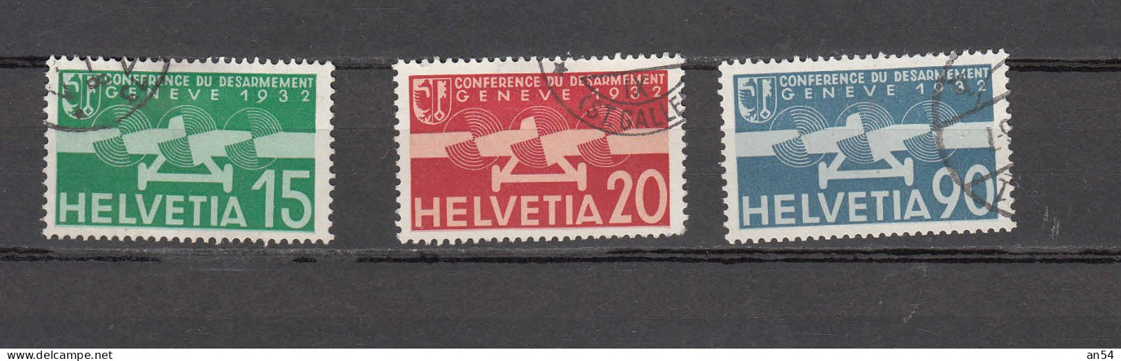 1932  PA   N° F16 à F18    OBLITERES  COTE 85.00   CATALOGUE   SBK - Used Stamps