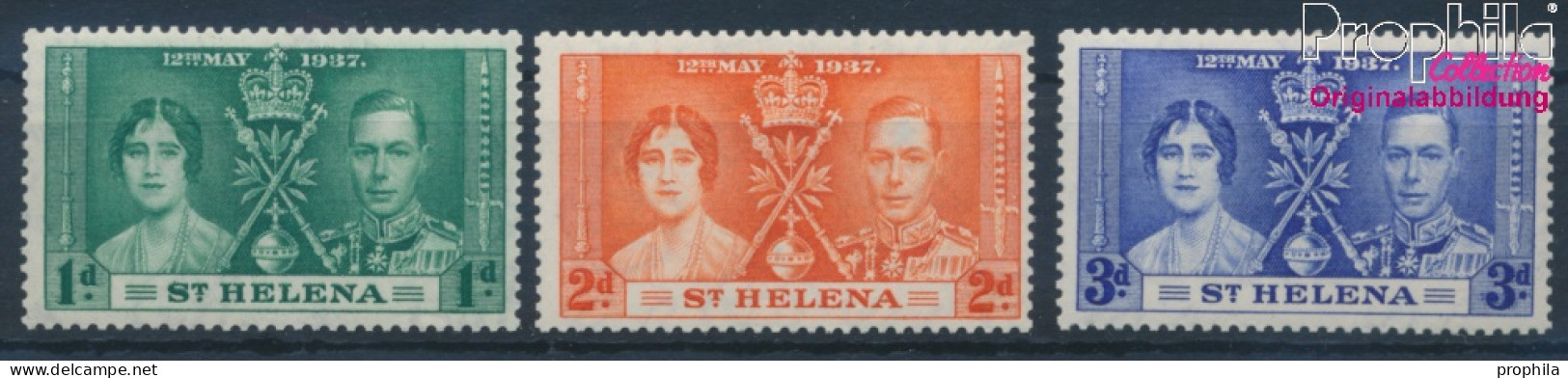 St. Helena Mit Falz Krönung 1937 Krönung  (10364177 - Saint Helena Island