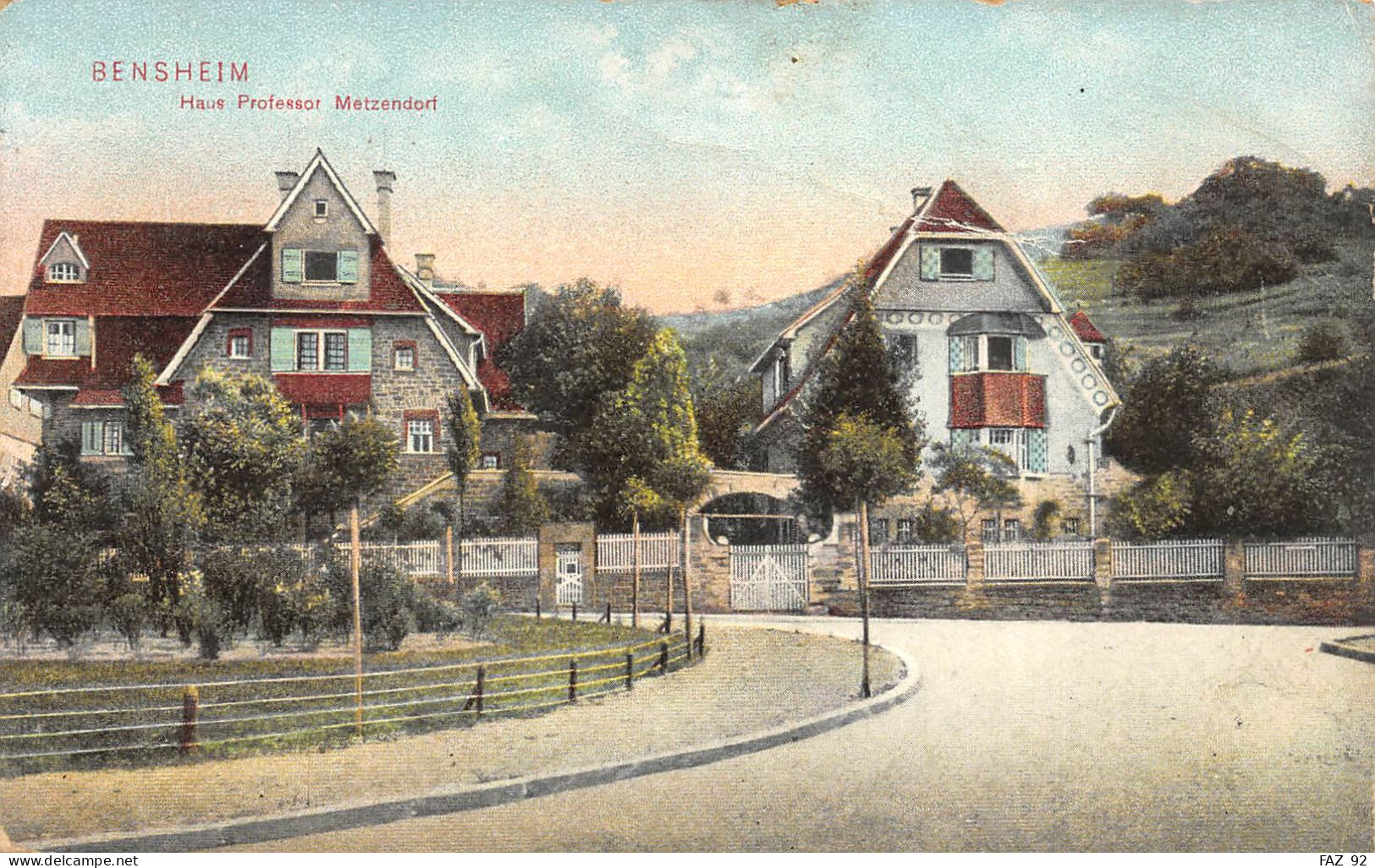 Bensheim - Haus Professor Metzendorf - Bensheim