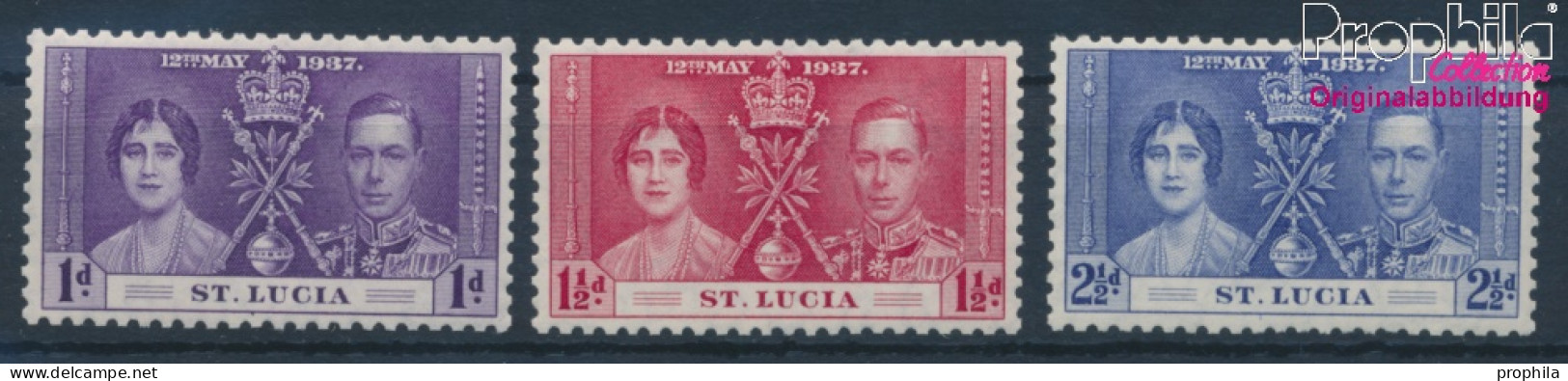 St. Lucia Postfrisch Krönung 1937 Krönung  (10364174 - St.Lucia (1979-...)