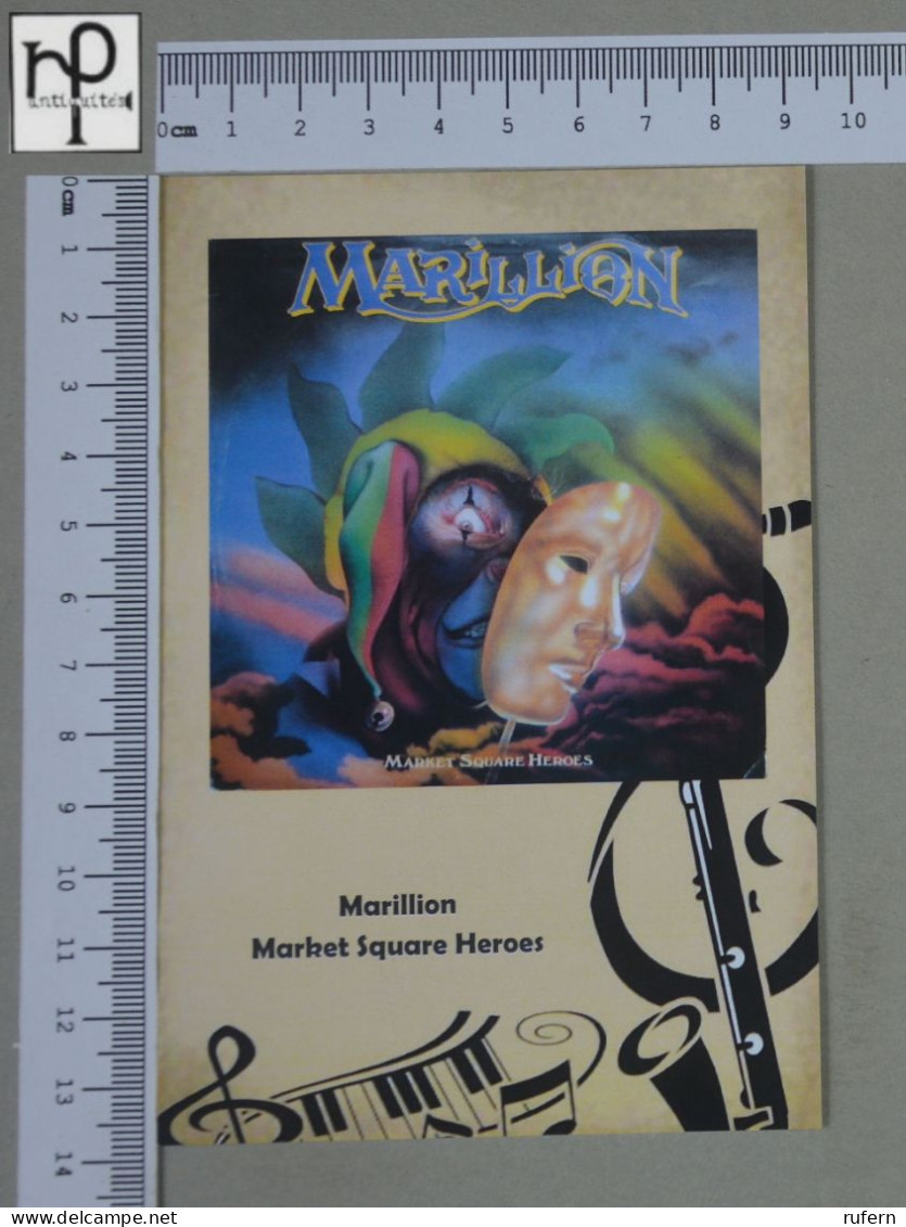 POSTCARD  - MARILLION - LPS COLLECTION - 2 SCANS  - (Nº58723) - Music And Musicians