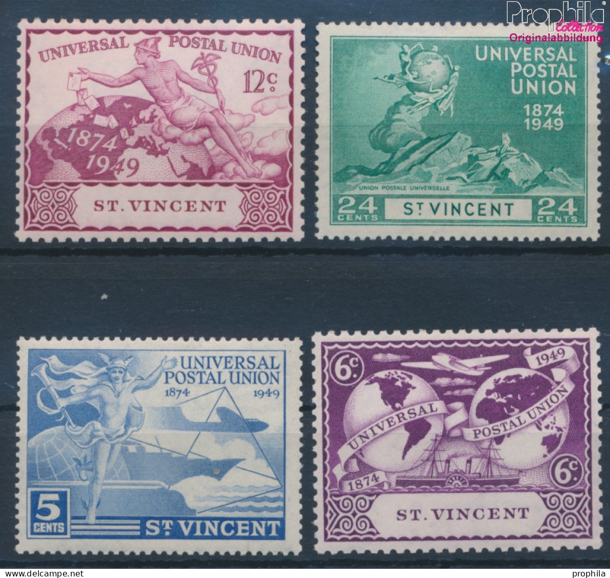 St. Vincent 157-160 (kompl.Ausg.) Postfrisch 1949 75 Jahre UPU (10364168 - St.Vincent Und Die Grenadinen