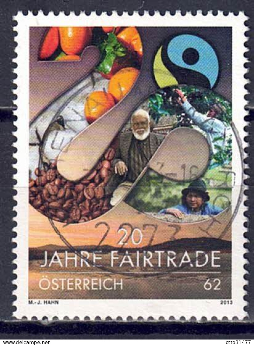 Österreich 2013 - 20 Jahre Fairtrade, MiNr. 3081, Gestempelt / Used - Gebraucht