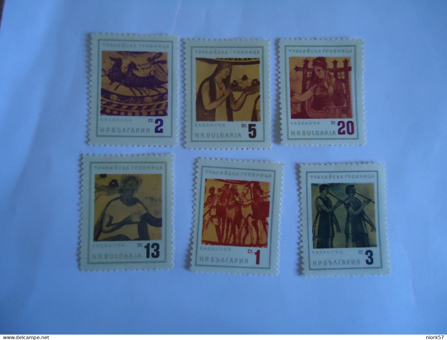 BULGARIA  MNH STAMPS  SET 6  PAINTING - Sonstige & Ohne Zuordnung