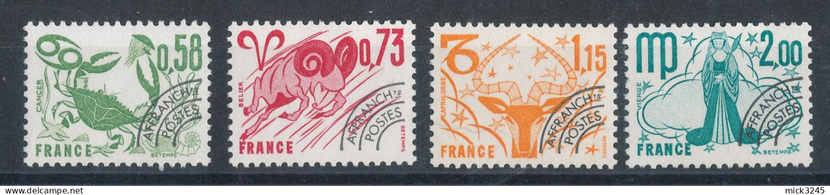Préos N°150** à 153** Signes Du Zodiaque (Cote 5,00€) - 1964-1988