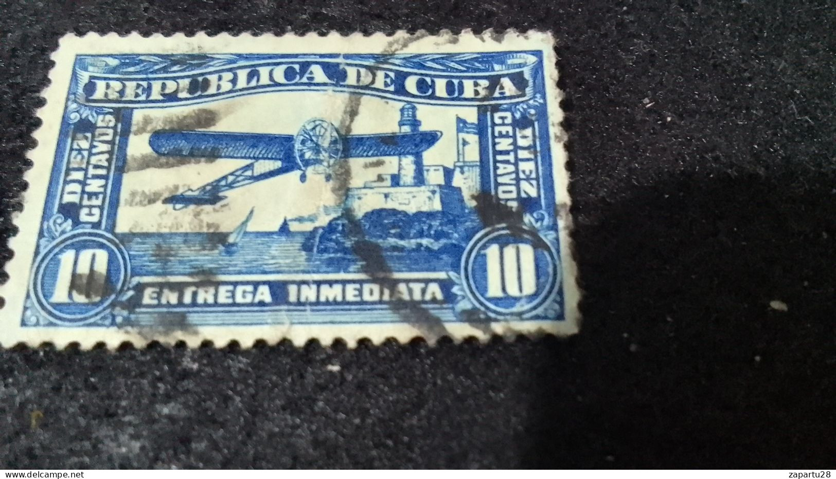 CUBA- 1910--35-  10 C.    DAMGALI - Gebruikt