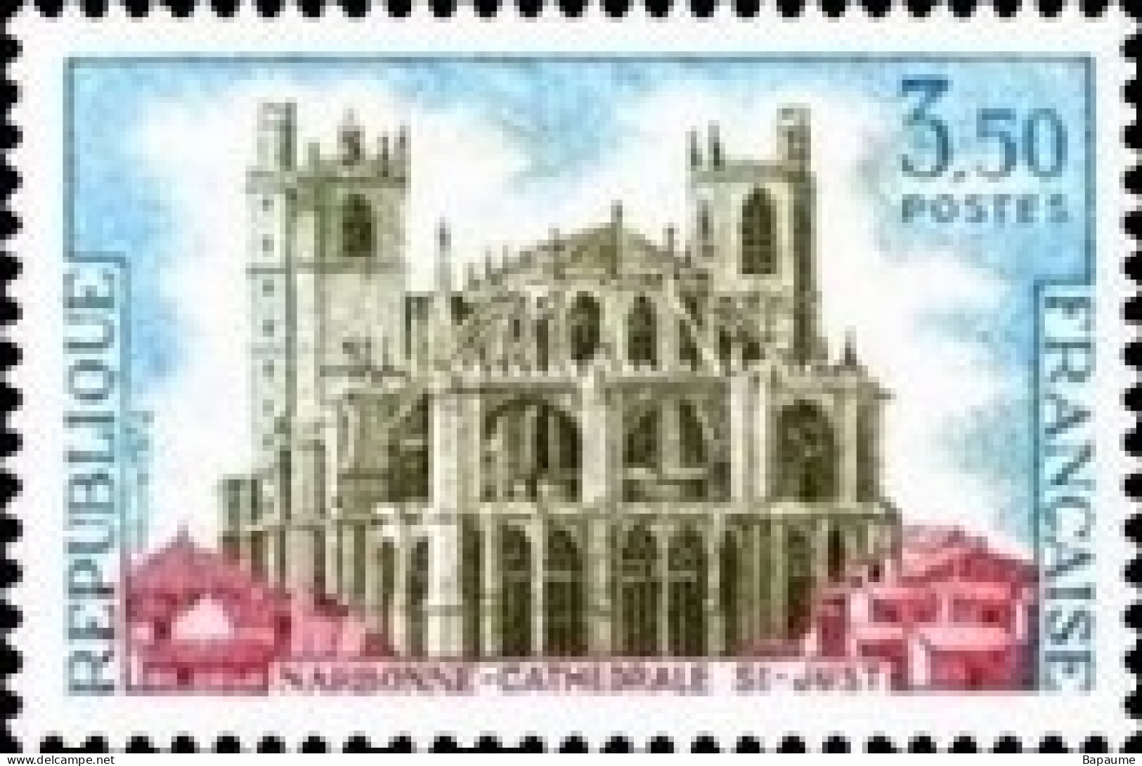 France - Yvert & Tellier N°1713 - Série Touristique Narbonne - La Cathédrale Saint-Just Neuf** NMH Cote Catalogue 2,20€ - Ongebruikt