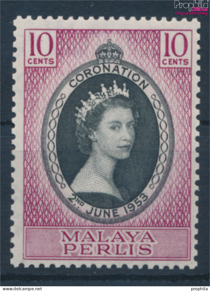 Malaysia - Perlis Postfrisch Krönung 1953 Krönung  (10364125 - Perlis