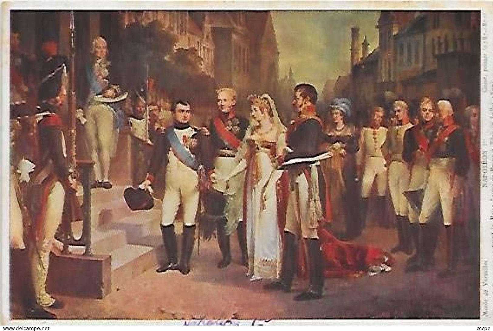 CPM Napoléon 1er Reçoit La Reine Louise De Prusse à Tilsit En 1807 Par Gosse - Hombres Políticos Y Militares