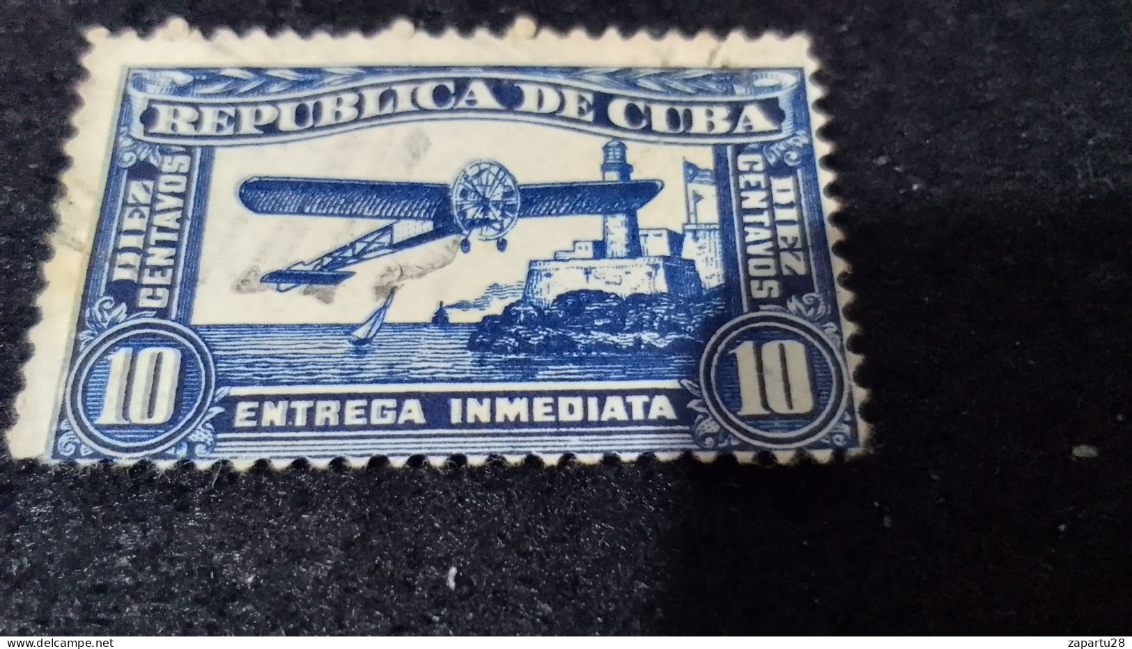 CUBA- 1910--35-  10 C.    DAMGALI - Usados