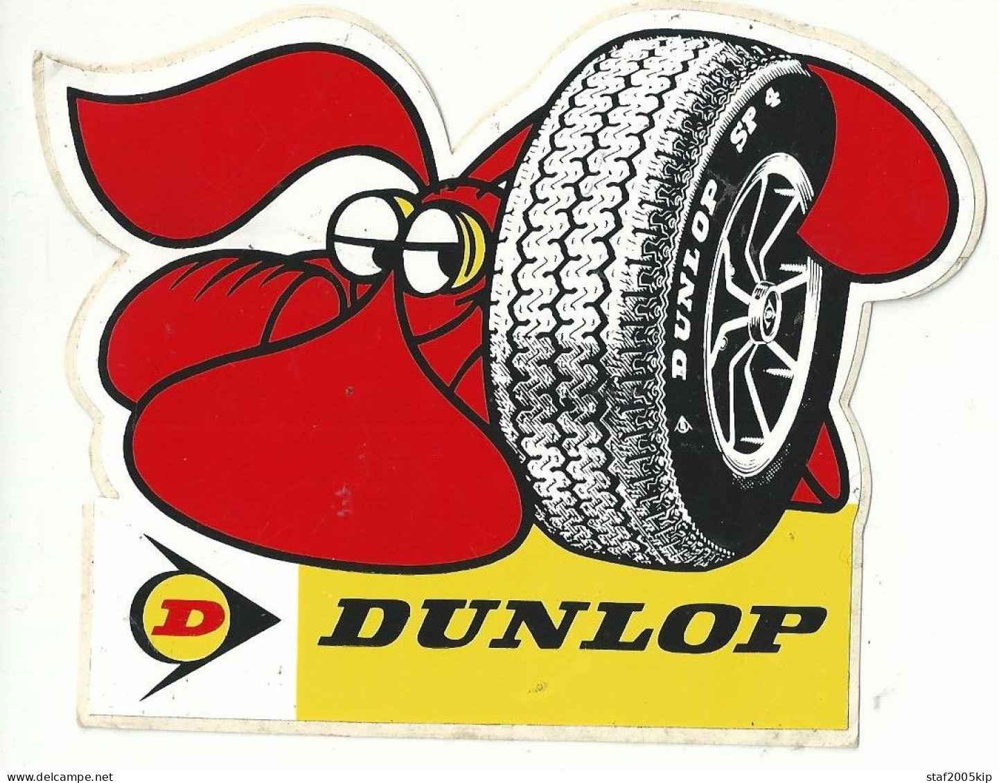 Sticker - Auto - Banden - DUNLOP SP 4 - Aufkleber