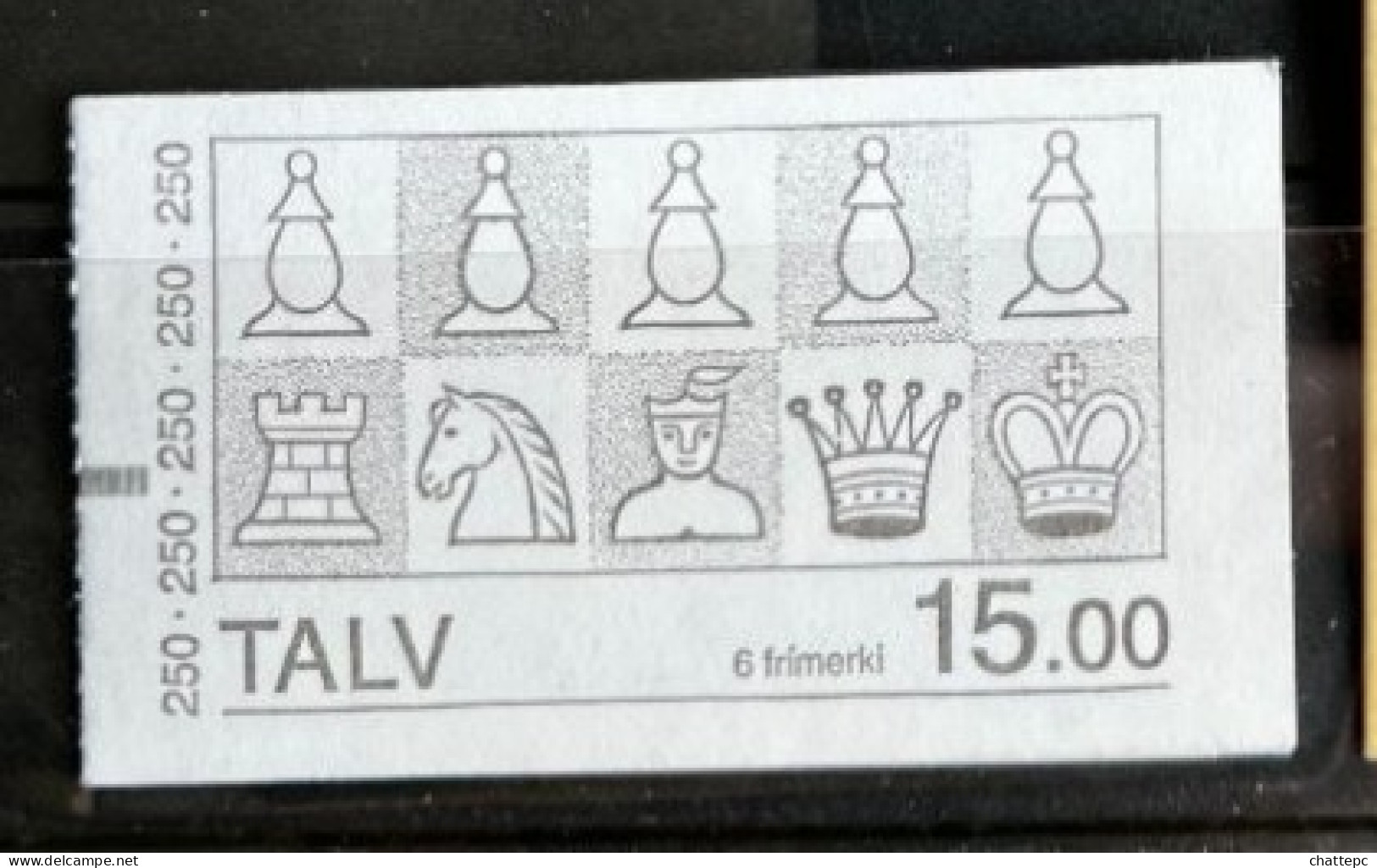 Faroe Islands Booklet - Old Chessmen 1983 - Unmounted Mint - Isole Faroer