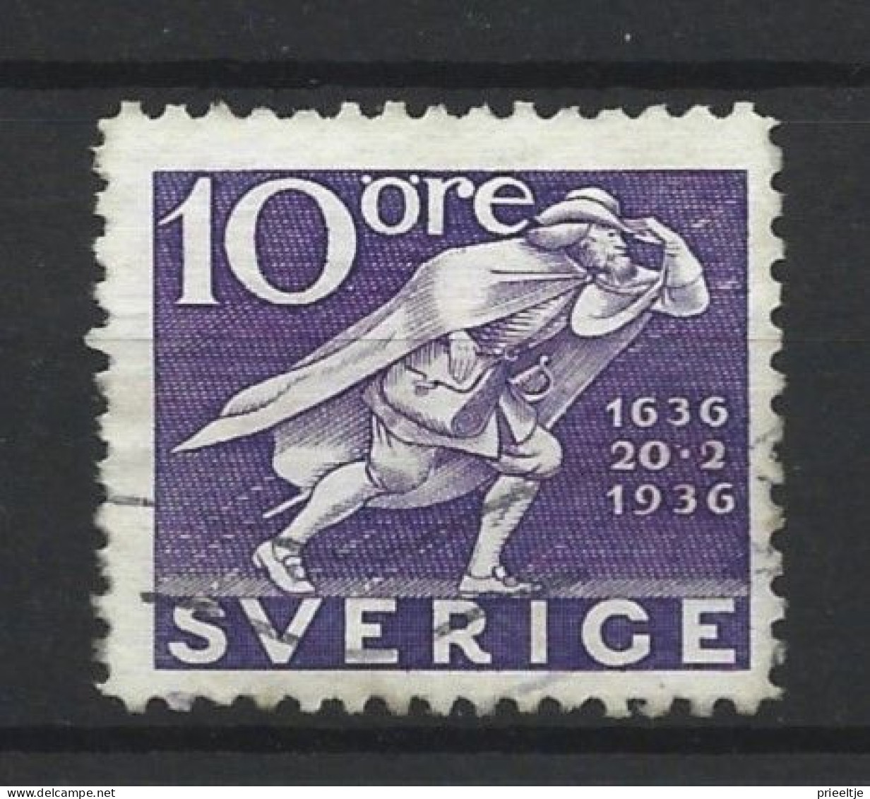 Sweden 1936 300 Y. Postal Services Y.T. 236a (0) - Used Stamps