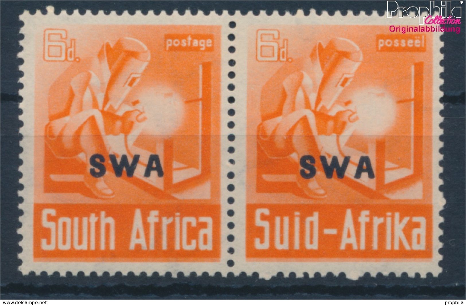 Namibia - Südwestafrika 226-227 Waagerechtes Paar Mit Falz 1941 Rüstungsbilder (10363494 - Namibia (1990- ...)