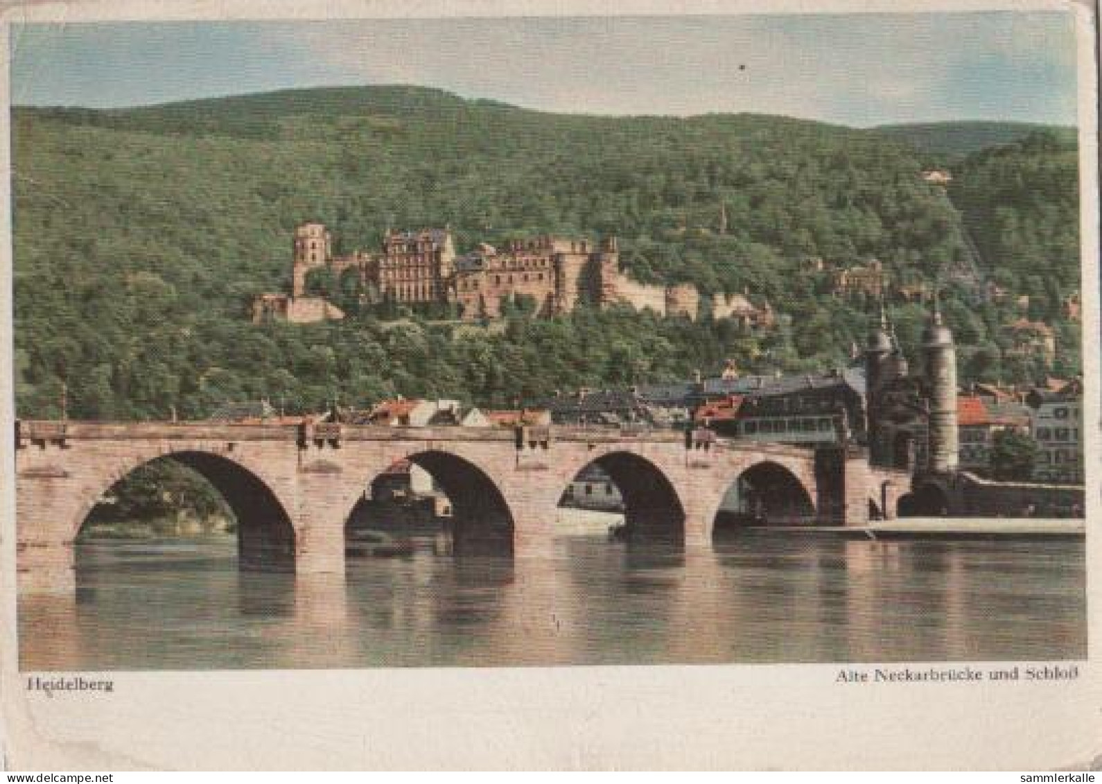 21359 - Heidelberg - Neckarbrücke Und Schloss - 1954 - Heidelberg