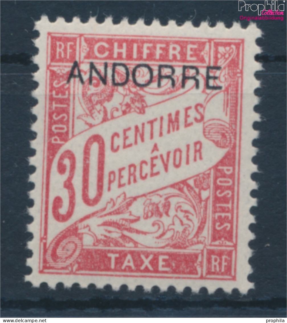 Andorra - Französische Post P3 Postfrisch 1931 Portomarken (10363042 - Nuevos