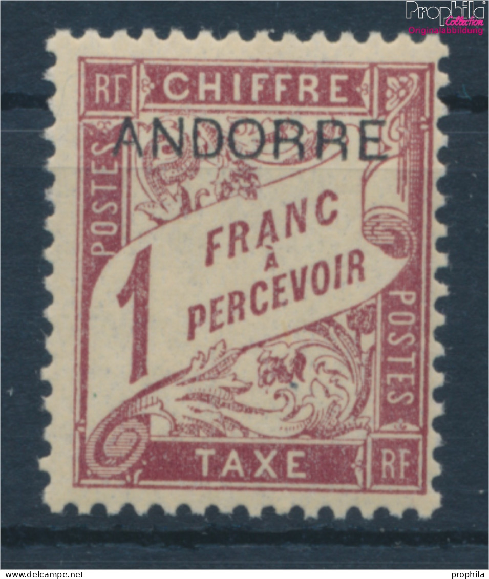 Andorra - Französische Post P6 Postfrisch 1931 Portomarken (10363040 - Neufs