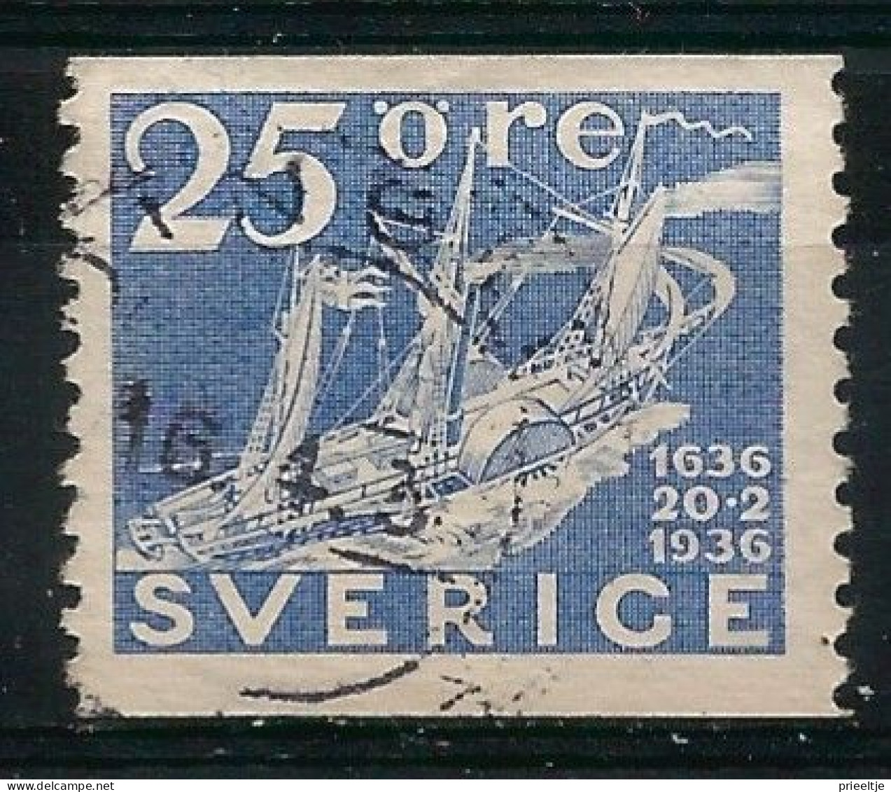 Sweden 1936 300 Y. Postal Services Y.T. 239 (0) - Used Stamps
