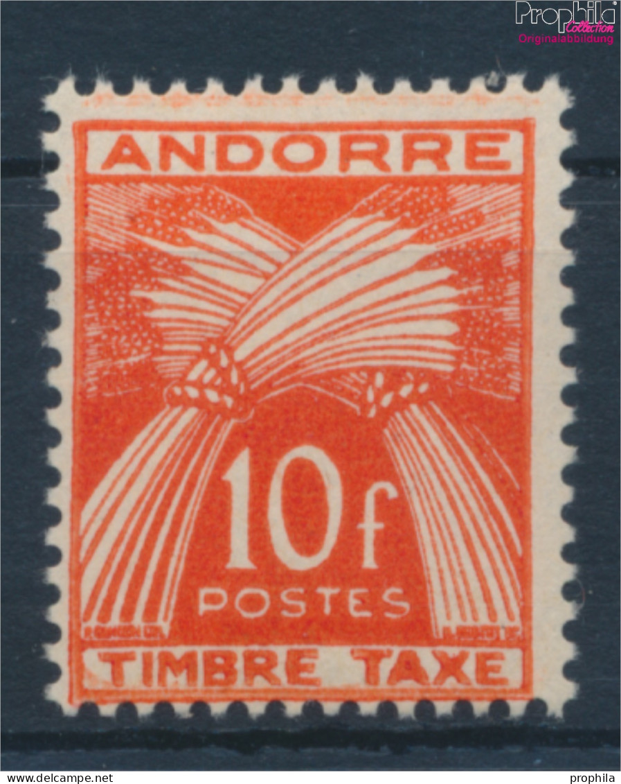 Andorra - Französische Post P38 Postfrisch 1946 Portomarken (10363033 - Ungebraucht