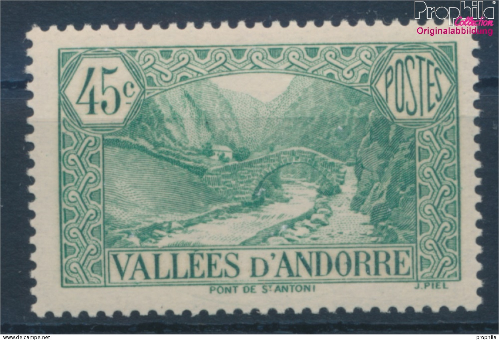 Andorra - Französische Post 60 Mit Falz 1937 Landschaften (10363019 - Neufs