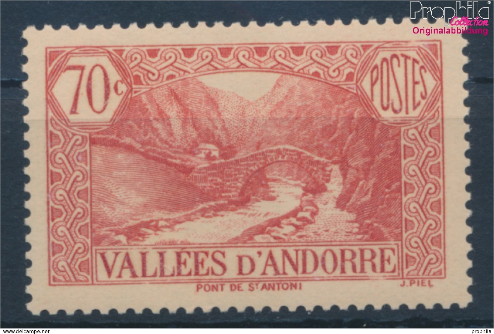 Andorra - Französische Post 65 Mit Falz 1937 Landschaften (10363016 - Neufs