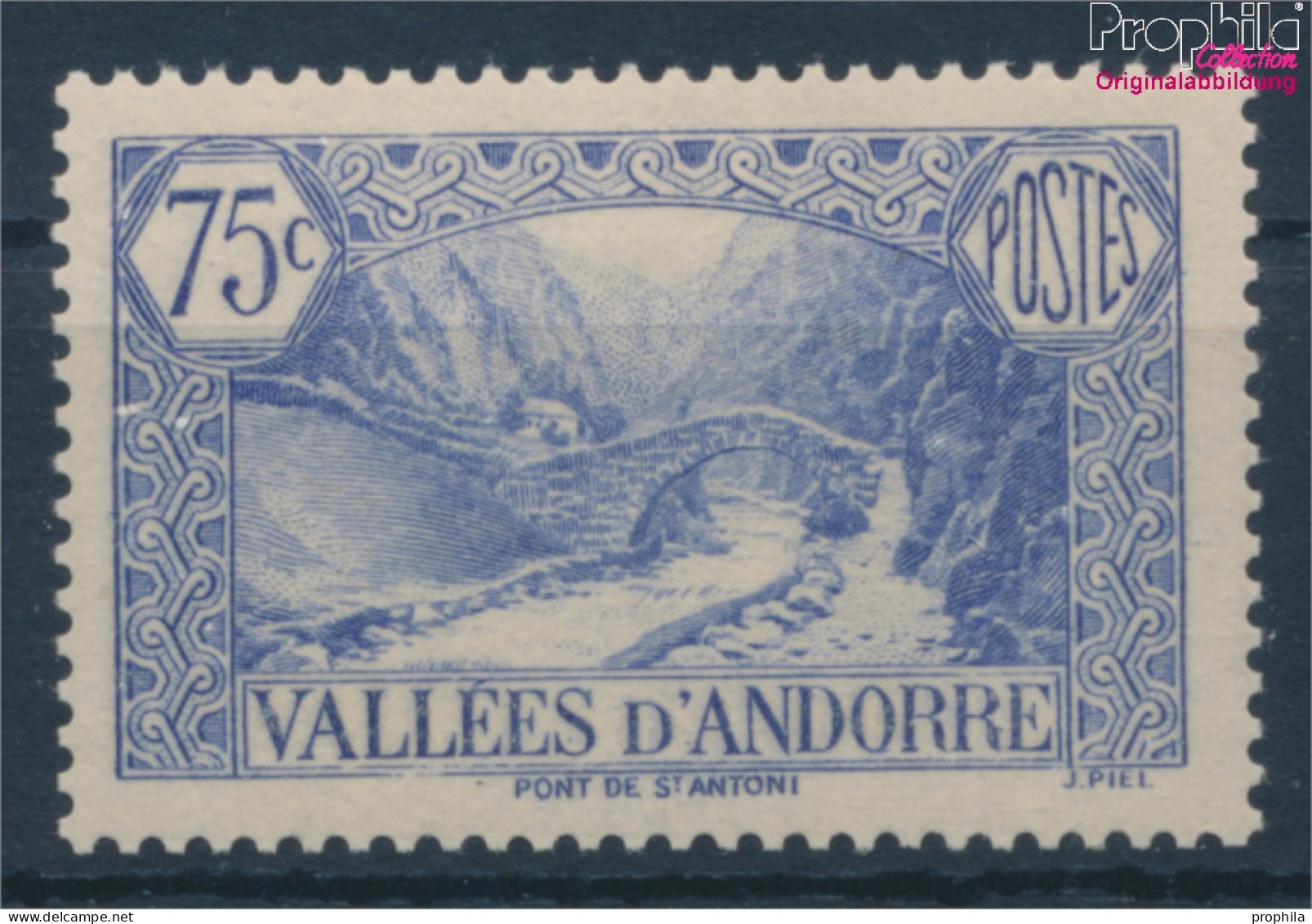 Andorra - Französische Post 66 Mit Falz 1937 Landschaften (10363015 - Unused Stamps