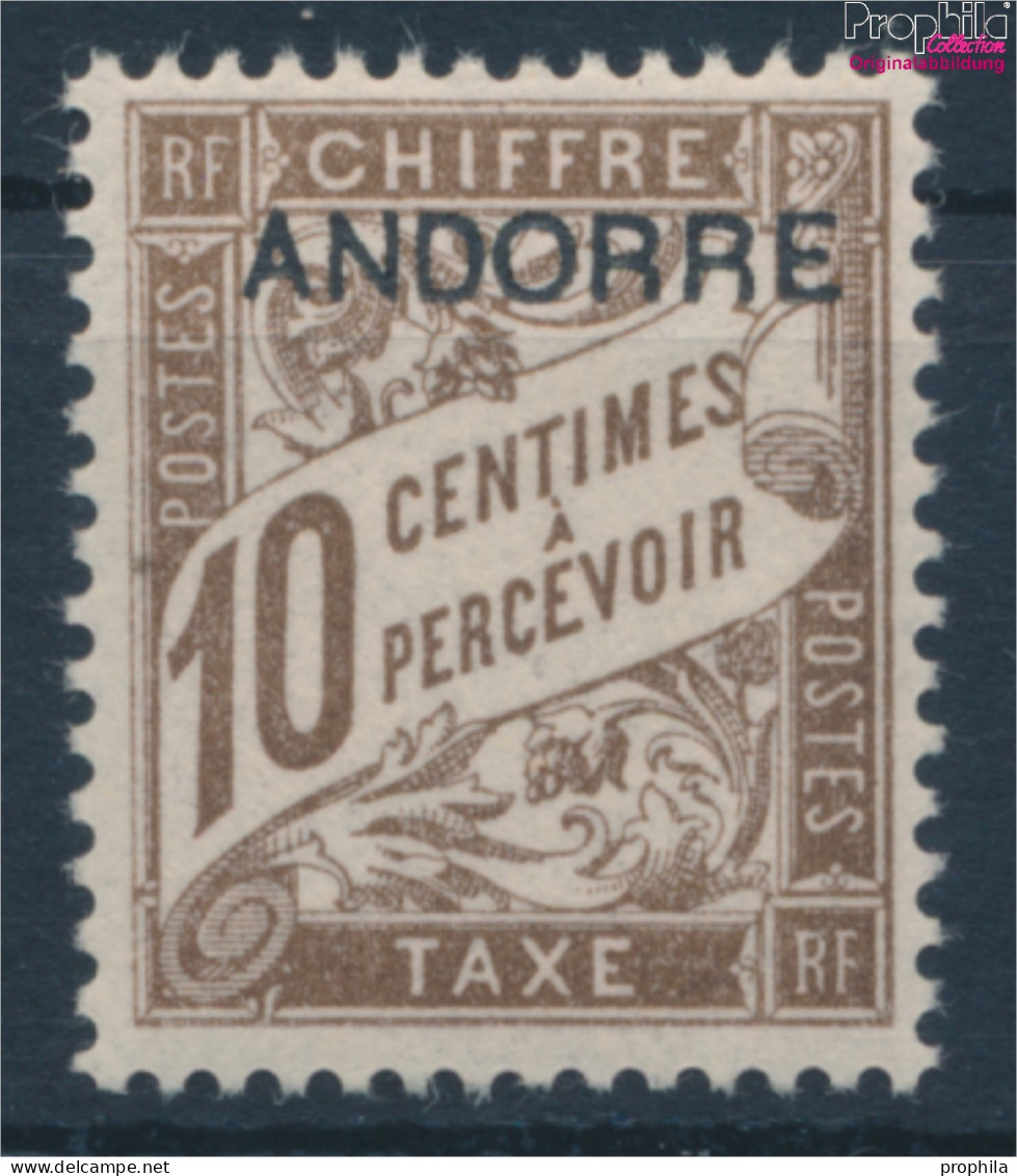 Andorra - Französische Post P2 Mit Falz 1931 Portomarken (10363012 - Neufs