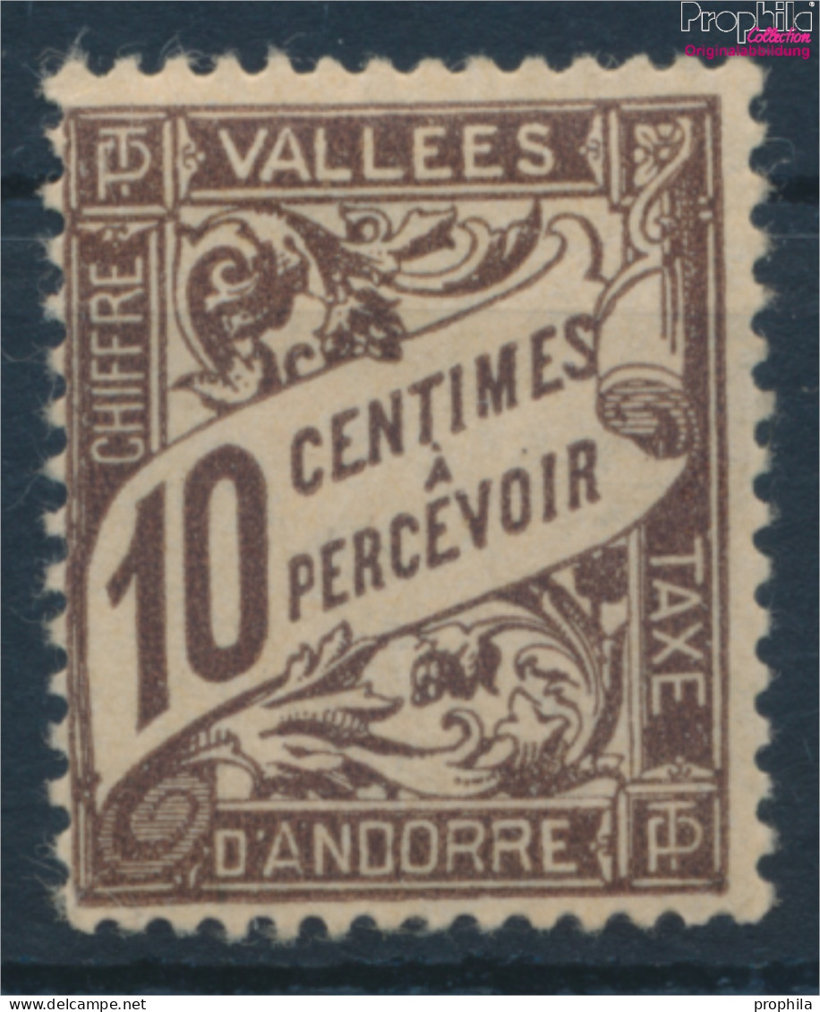 Andorra - Französische Post P18 Mit Falz 1937 Portomarken (10363011 - Ungebraucht